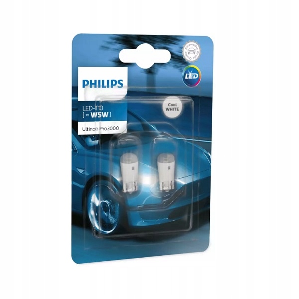 

Powystawowe Philips Led W5W White U30CW 12 V [bl2]