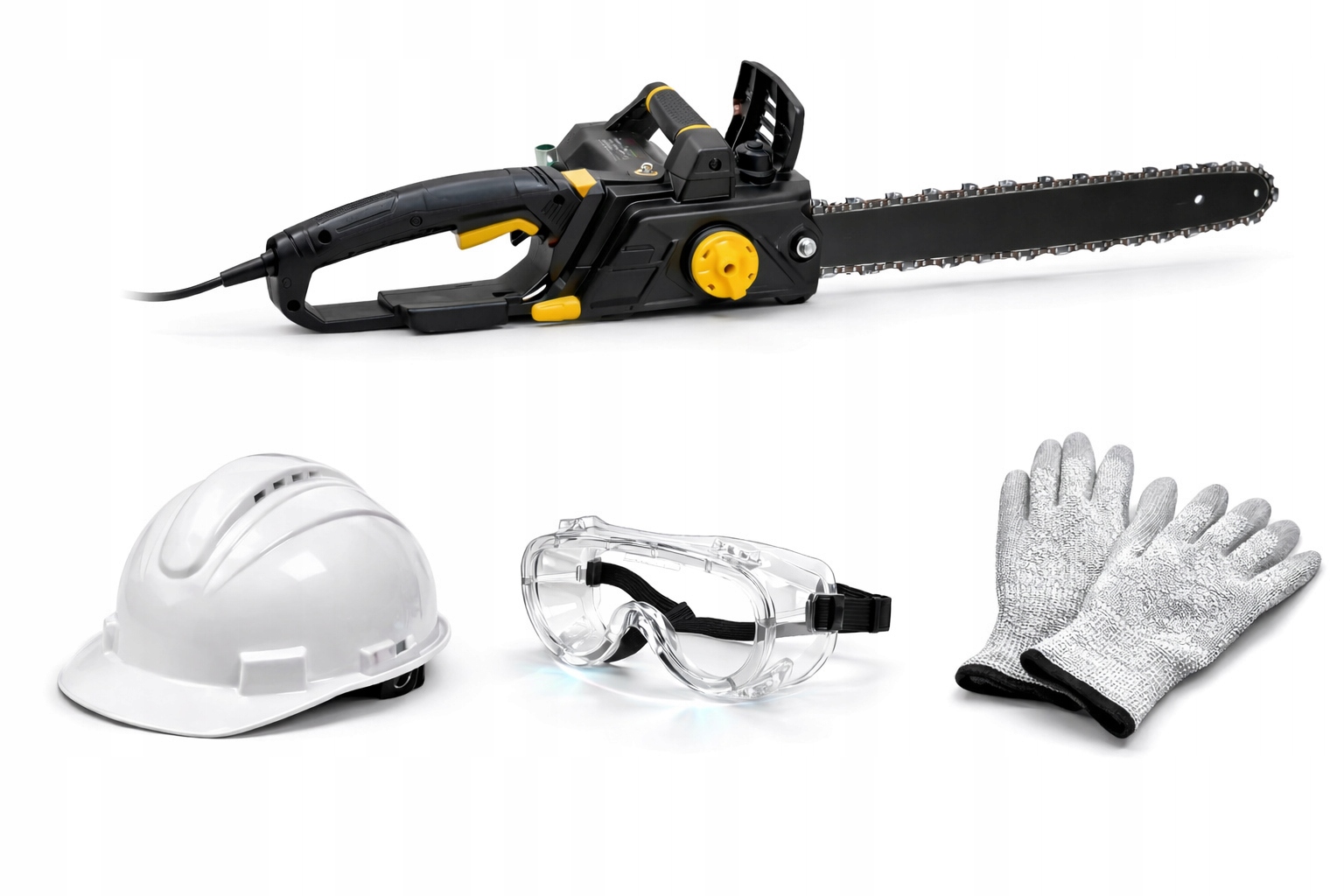 Elektrická řetězová pila 1230 W Síťová 40 cm Vodící Lišta Plus Bozp