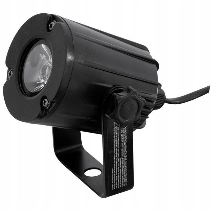 Eurolite Led spot 3W, 6000K, 6, černý, bodový reflektor
