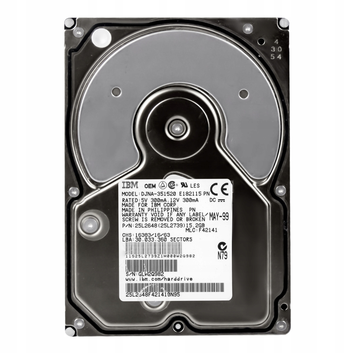 Ibm 25L2648 15.2GB 5.4K Ata 3.5'' DJNA-351520