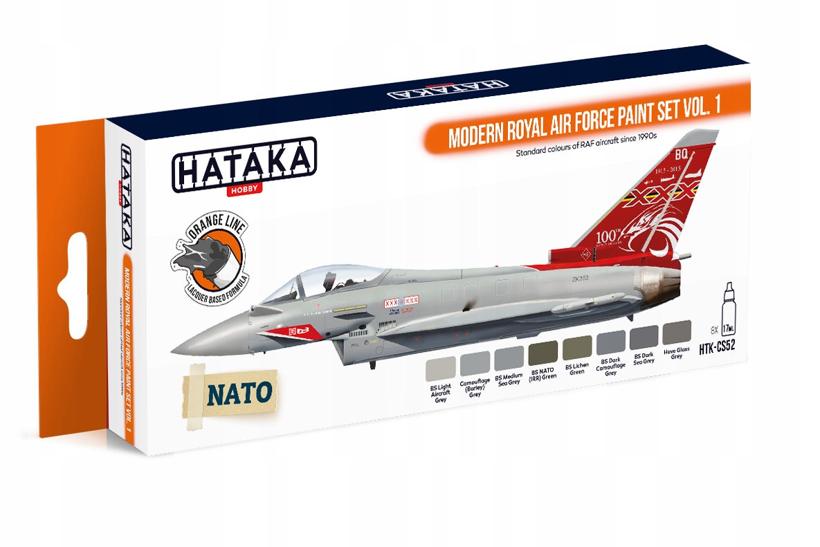 Sada barev Hataka HTK-CS52 Modern Royal Air Force Paint Set Vol. 1