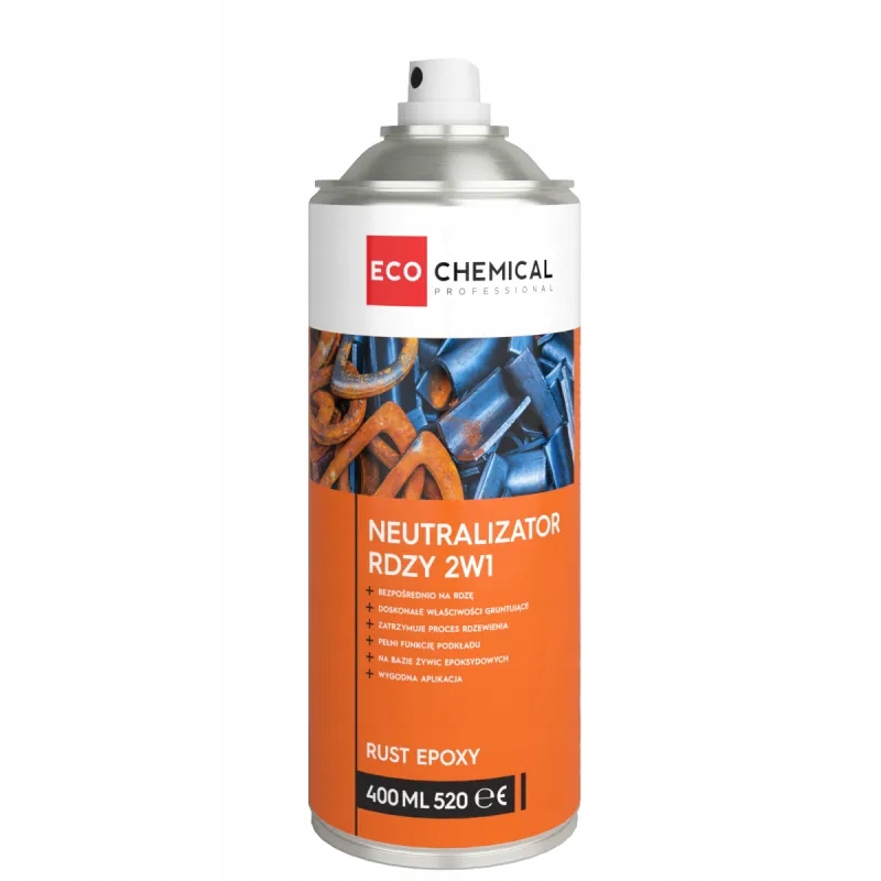 

Konwerter Rdzy 2W1 Spray Ecochemical 400 ML