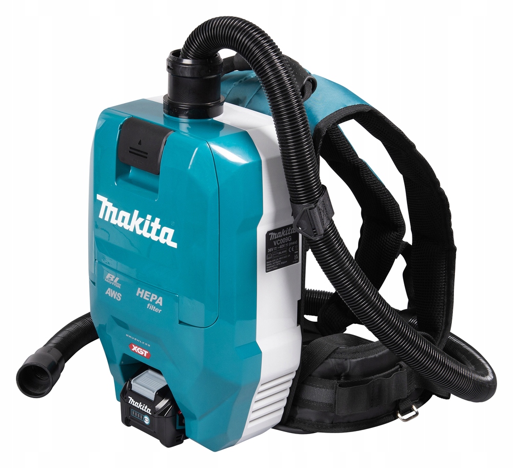 Makita VC009GZ01 Vysavač batohový Xgt 40Vmax 2,0L (pouze tělo)