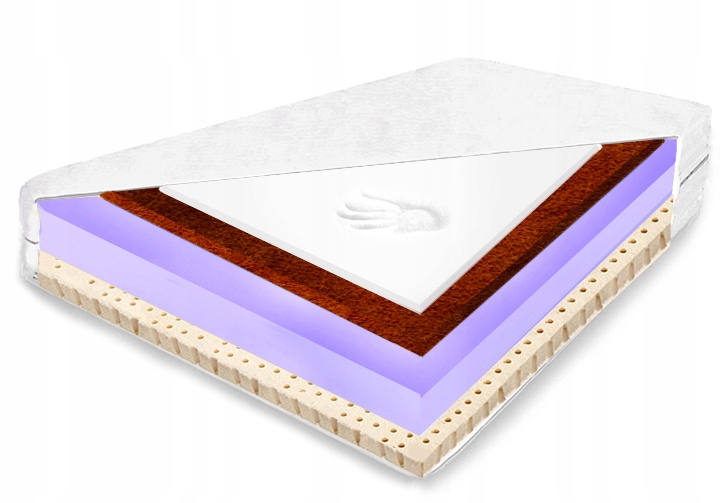

Materac 100x190 Lateks Visco kokos przewiewny 18cm