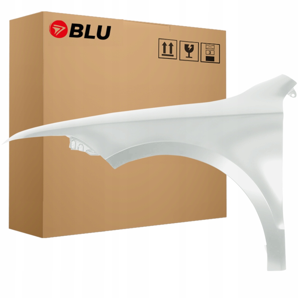 Blu Blatník Škoda Superb II 3T 9156 levý stříbrný 08-13 přední ReflexSilber