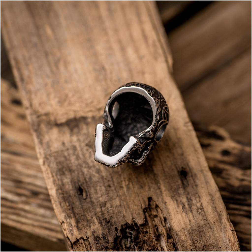 Zawieszka wisiorek STAL CHIRURGICZNA 316L CZASZKA Materiał stal