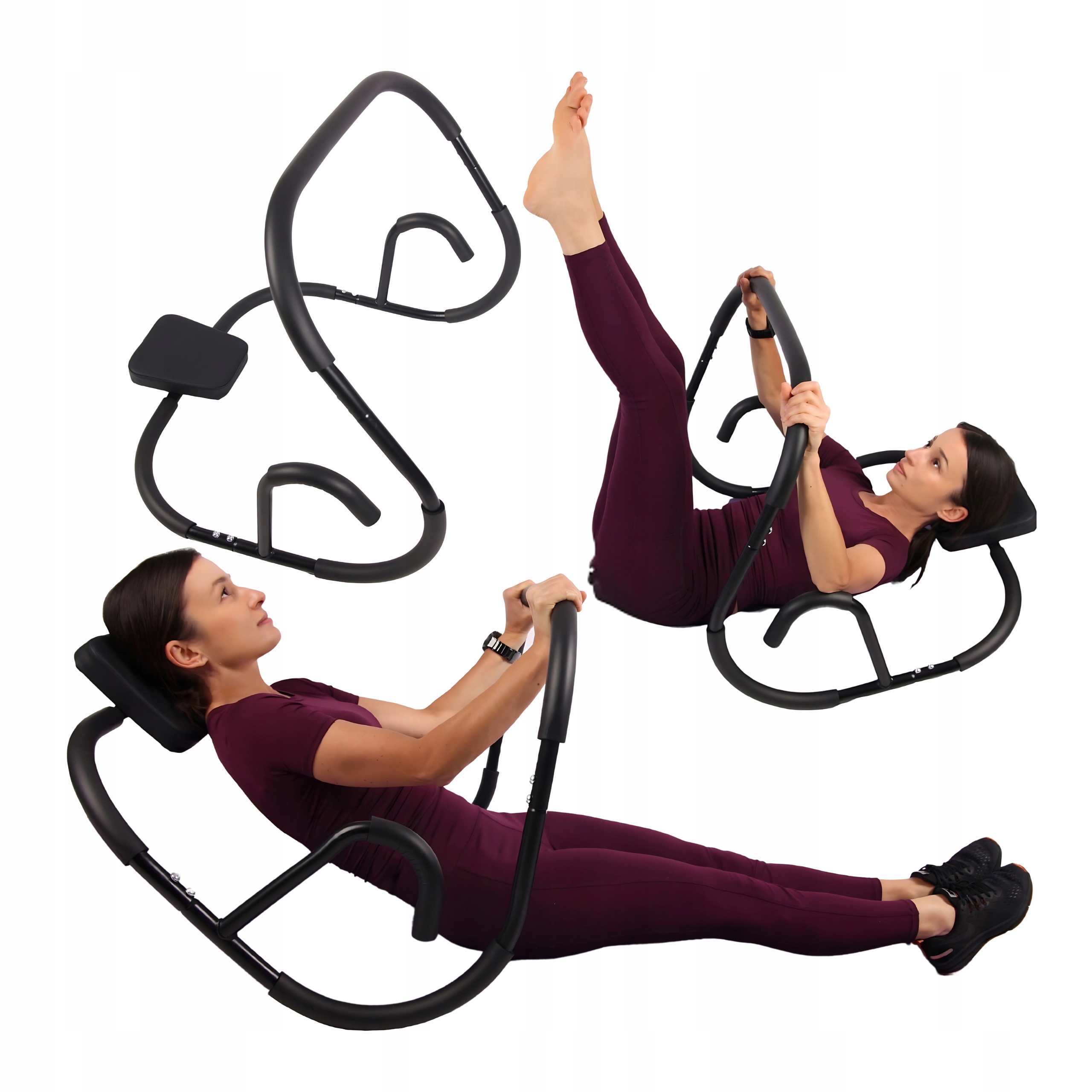 Przyrząd do Ćwiczenia Mięśni Brzucha Kołyska do Brzuszków Fitness Trening