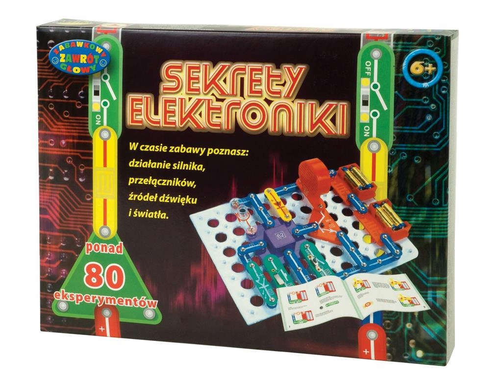 

Sekrety elektroniki 80 eksperymentów zestaw 85958