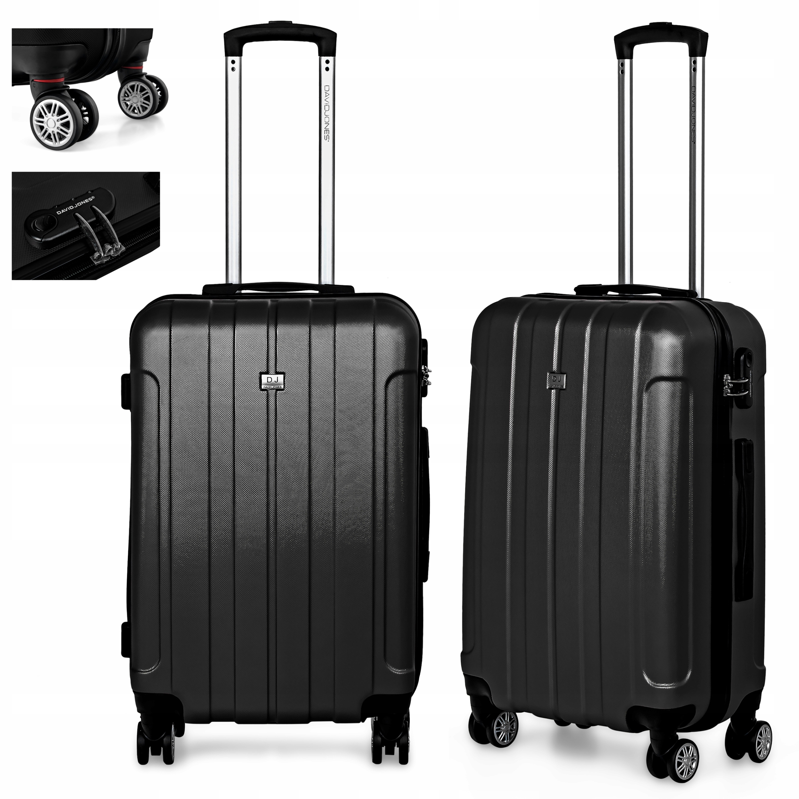 

Średnia walizka Podróżna David Jones bagaż, Kółka