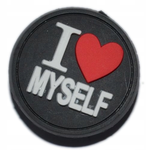 

Pozostałe -Przypinka do Crocs - i love myself 3407
