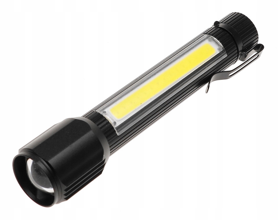 

Latarka Kieszonkowa Led Cob Zoom Ładowana Usb 4050