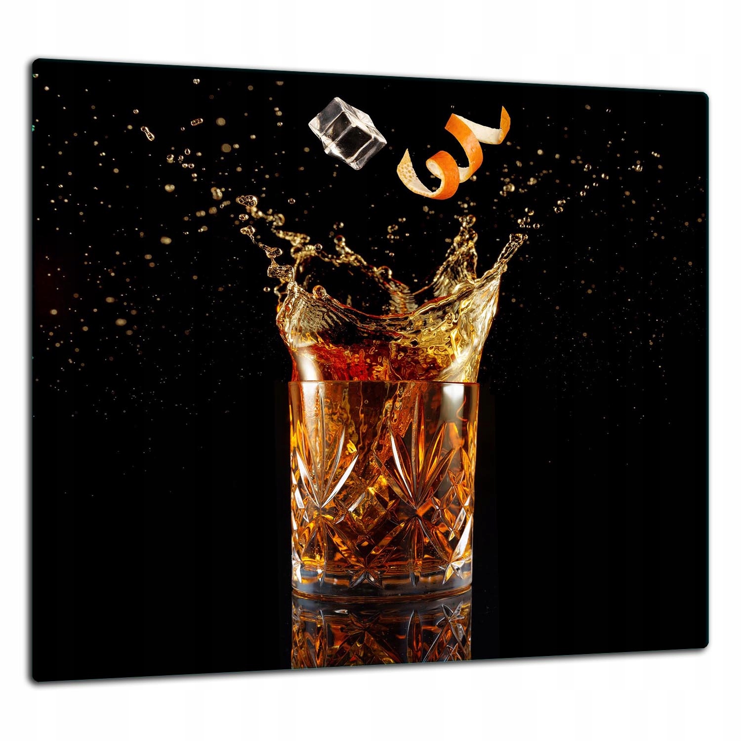 Skleněná Ochranná Deska Panel Lepidlo 65x60 Drink Lacobel 7v1