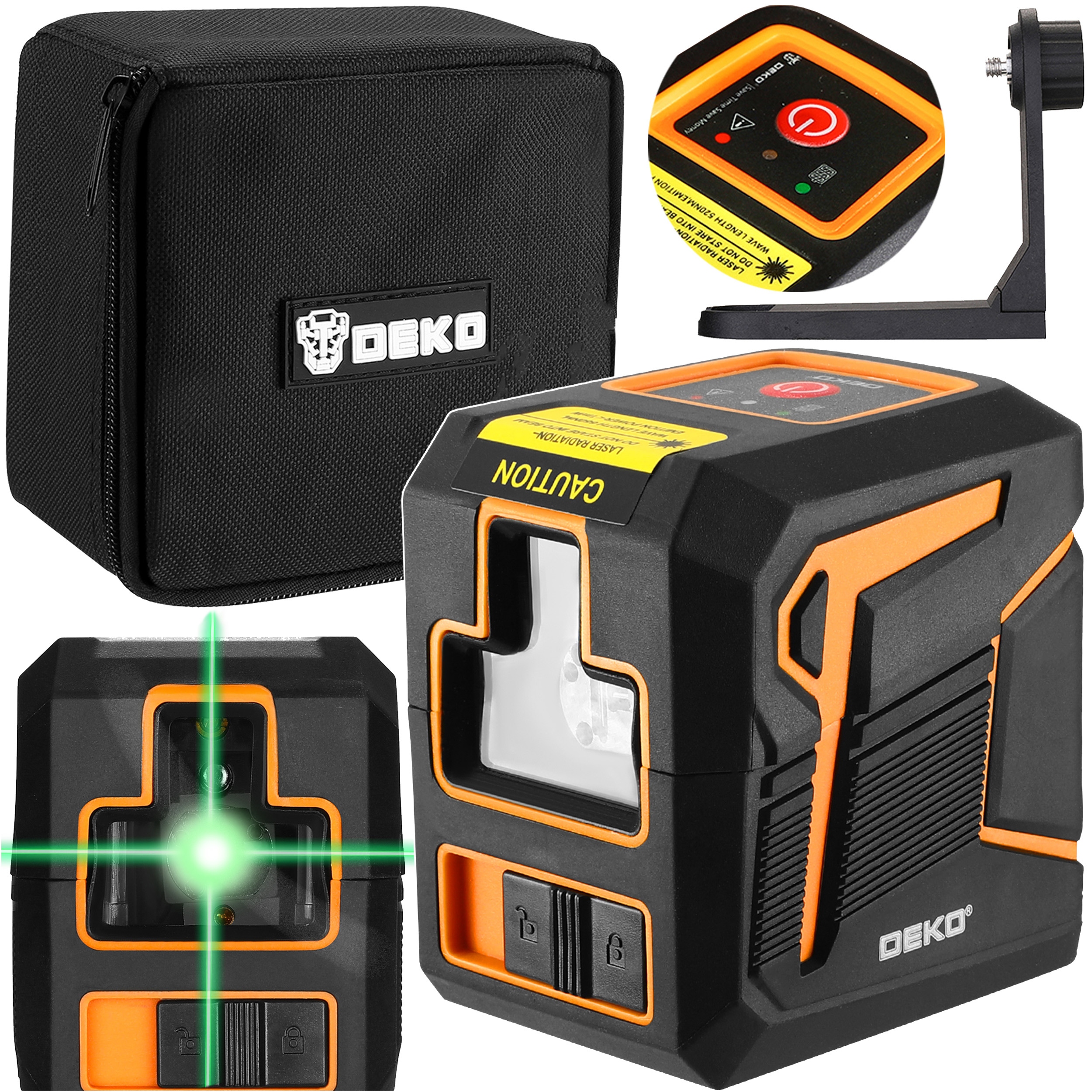 Laserová Vodváha Křížová Zelená Přesná Zámek Vahadla Deko