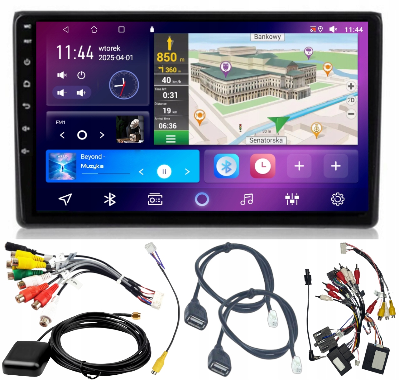 Autorádio Android Audi A4 B6 B7 Bt Wifi Gps Usb Carplay 4GB 64GB