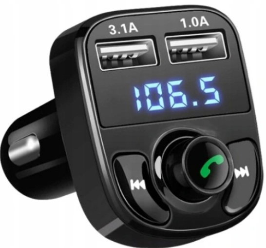 TRANSMITER FM USB BLUETOOTH MP3 ŁADOWARKA SAMOCHÓD