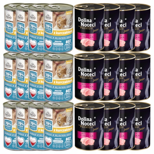 Dolina Noteci 24x400 Kot Junior 12x400g Dolina noteci 12x400g Frendi
