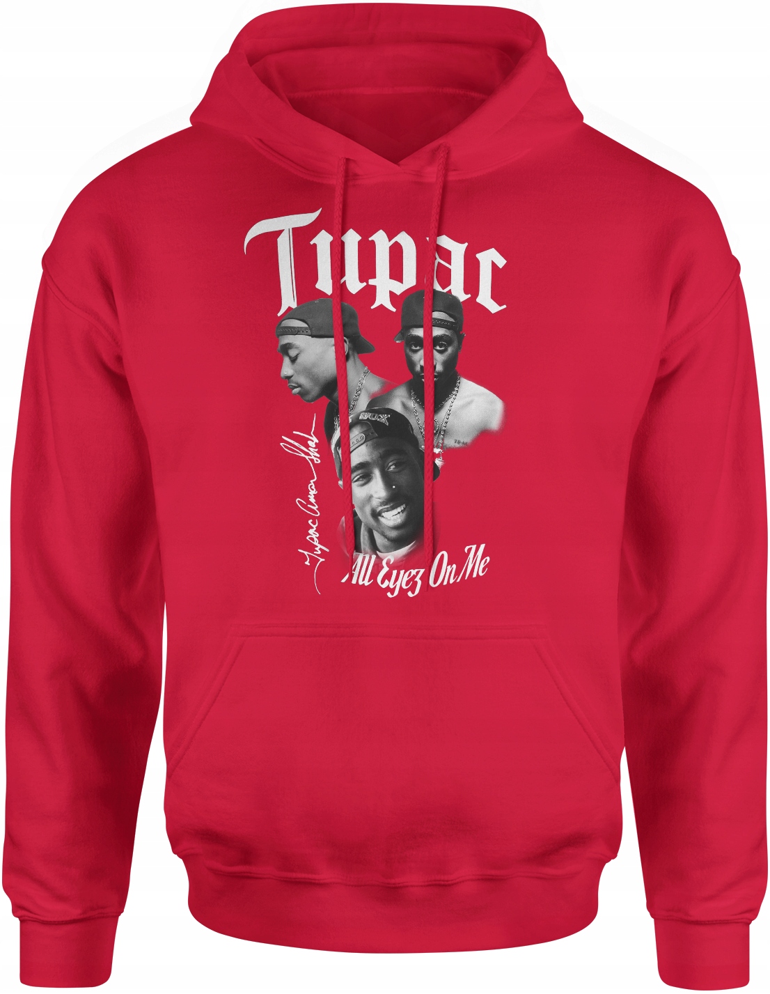 2PAC BLUZA MĘSKA TUPAC HIP HOP RAP Z KAPTUREM XXL DRESOWA NADRUK