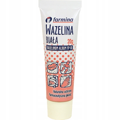 

Farmina Wazelina biała krem, 20 g