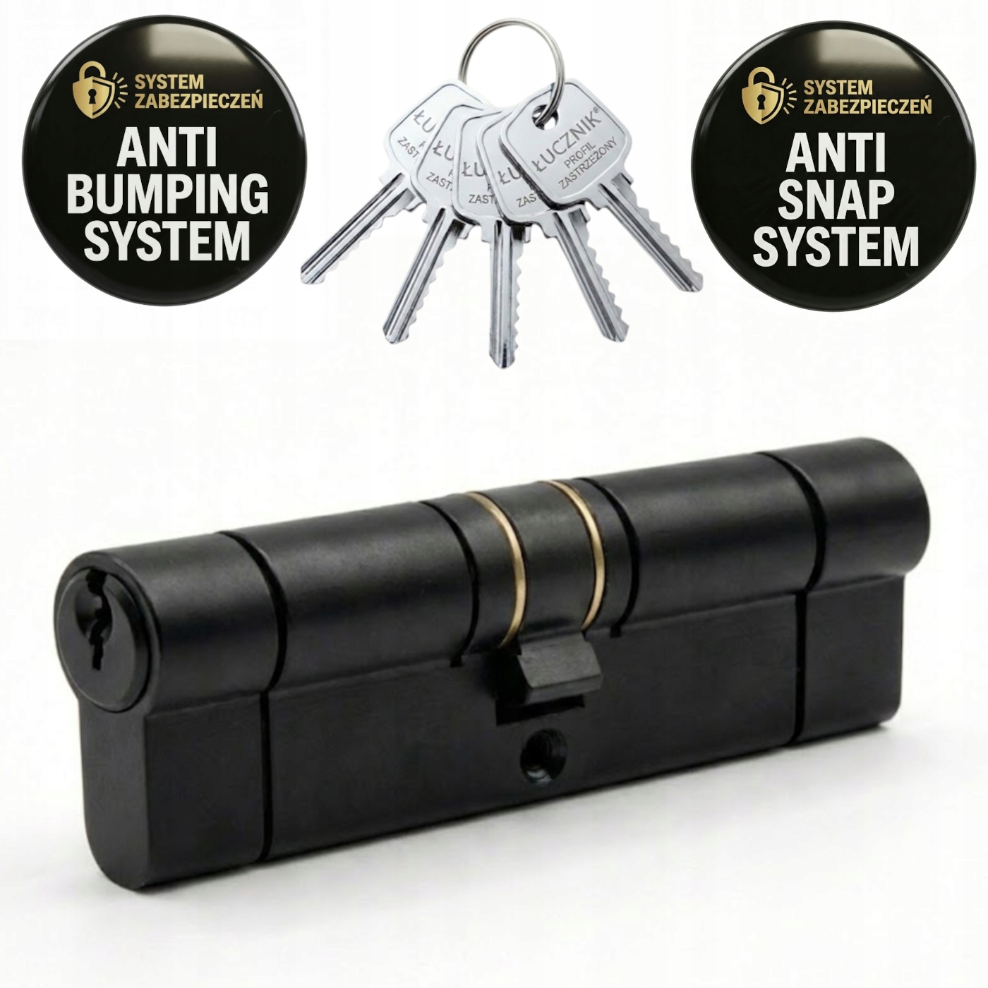 Černá Vložka Do Dveří Zámku 50/50 Dveřová ~Lučník~ Eloxovaná 50x50