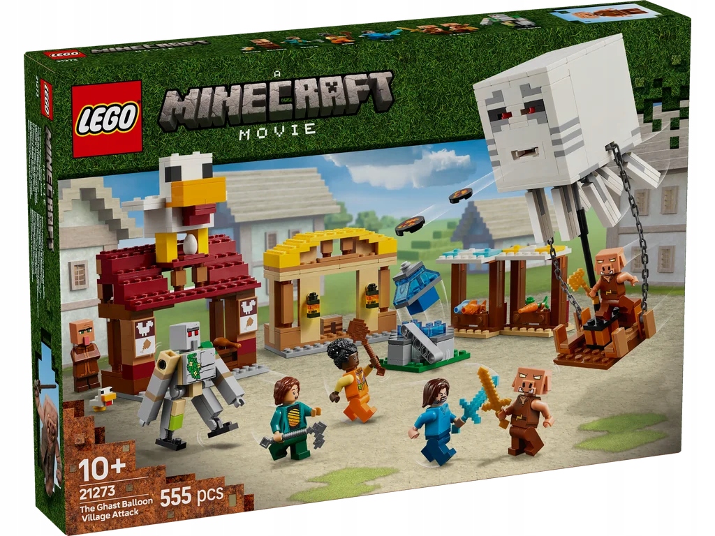 Lego 21273 Minecraft Útok balónového Ghasta na vesnici
