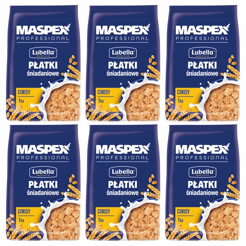 Lubella Snídaňové cereálie Catering Cinisy 1 kg X6
