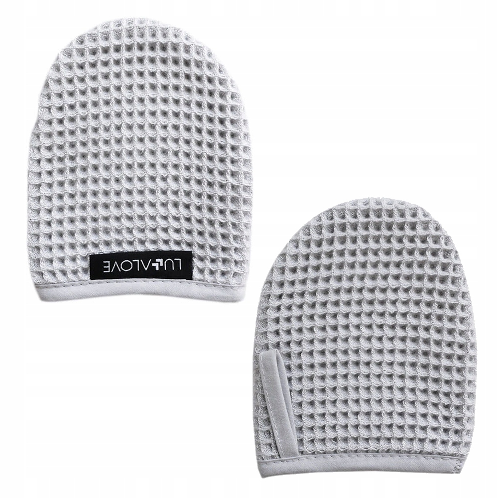 LULLALOVE Rękawiczka Do Demakijażu Twarzy Szarość Mgły