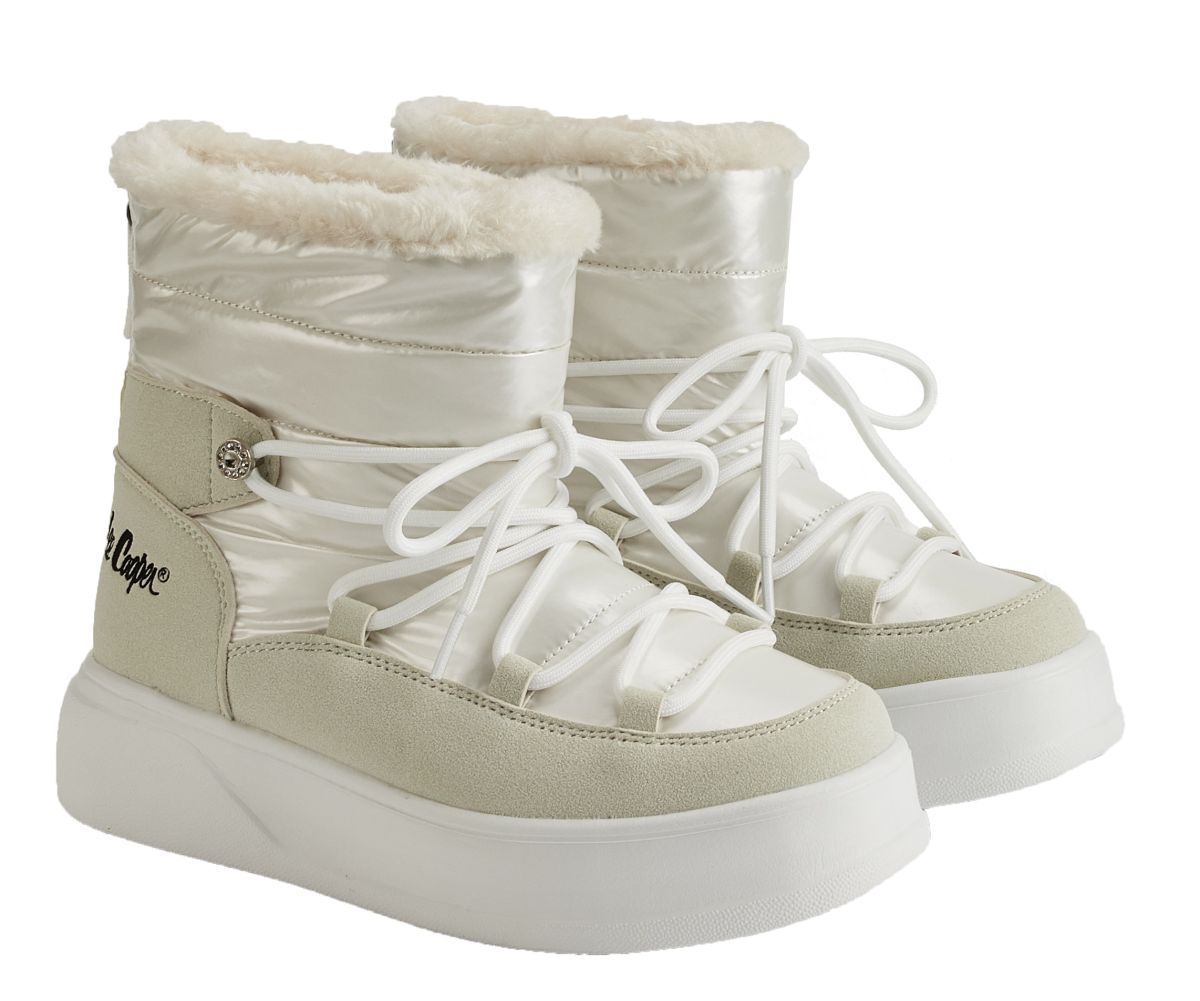 Dámské sněhule Lee Cooper LCJ-25-03-3815LB bílé, velikost 37