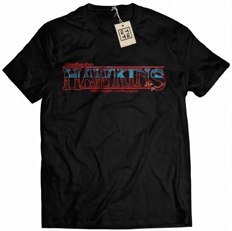 

Koszulka Stranger Things Hawkins Demogorgon M