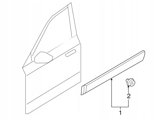 10X SPINKA ZACISK LISTWY BOCZNEJ VOLVO XC40 S60 V60 XS60 V90 XC90 30622612 Producent części S-CAR