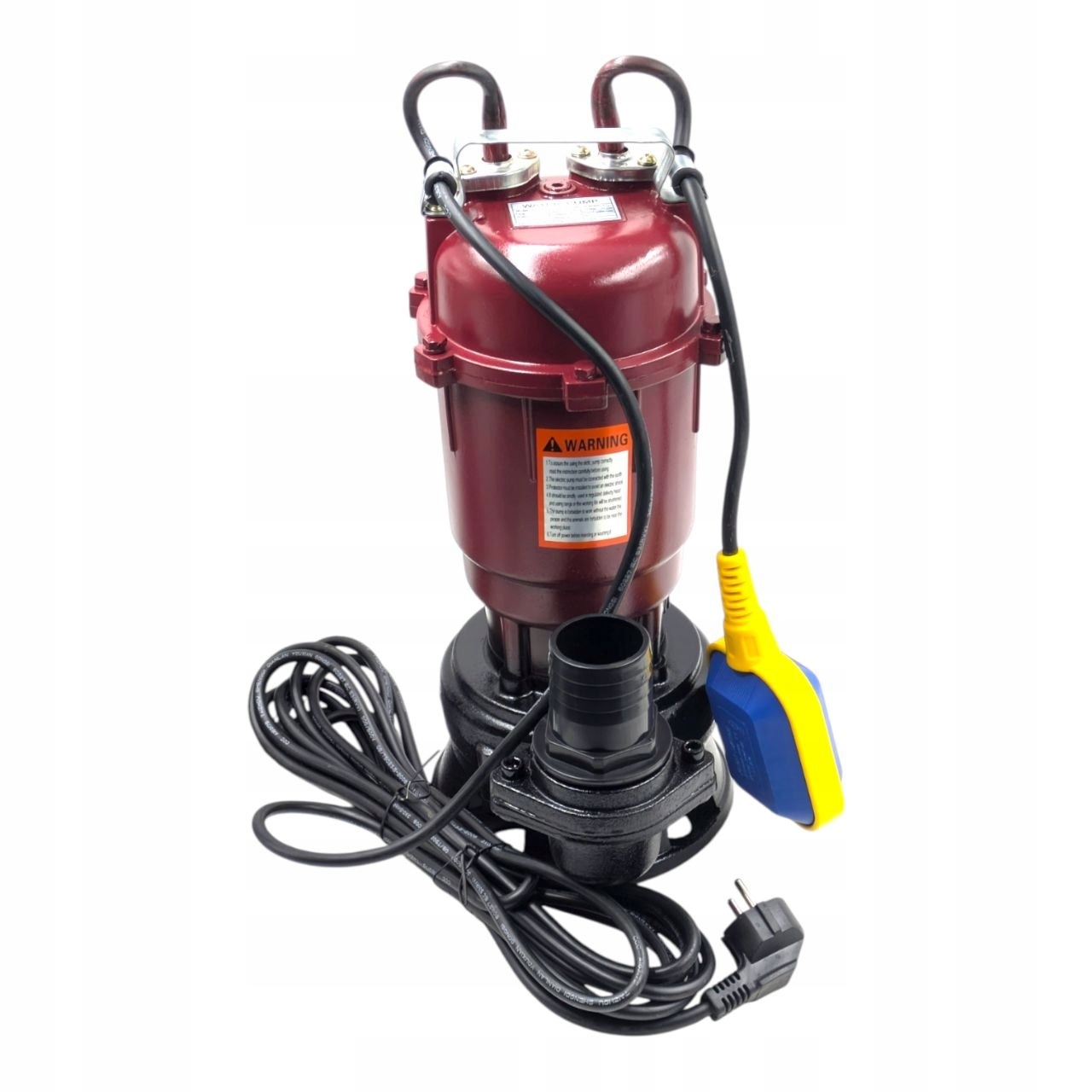 Ponorné Čerpadlo Na Špinavou Vodu 0,75 Kw 220 V 10 M3/H Plovák 7 M