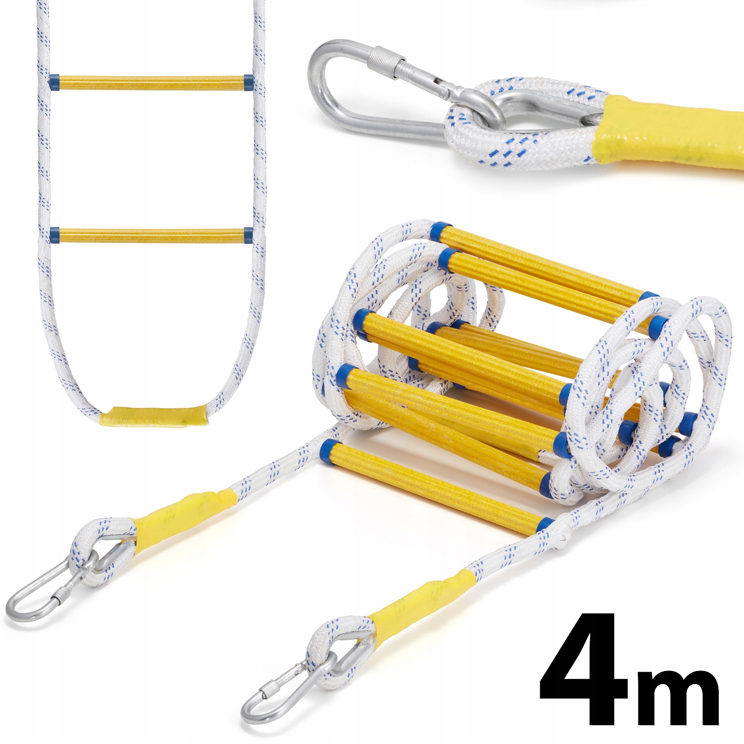 Žebřík na střechu Higher 4 m Fiberglass pokrývačský