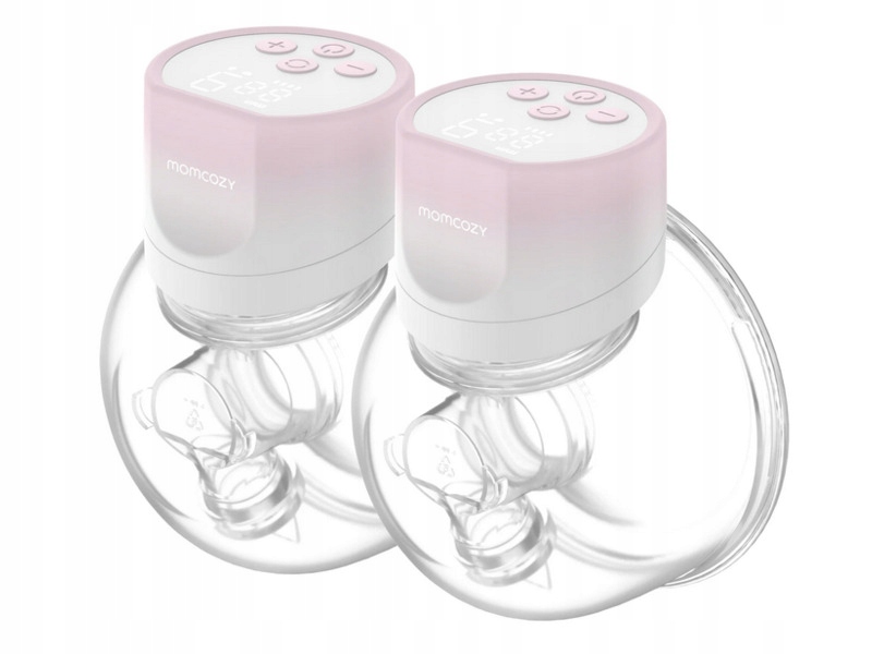 Laktator MOMCOZY S12 Pro Podwójny Różowy
