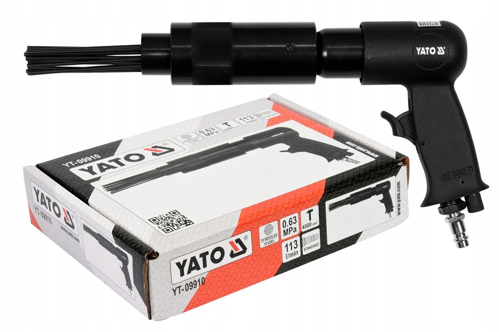 

Yato Młotek Pneumatyczny Igłowy do rdzy spawów