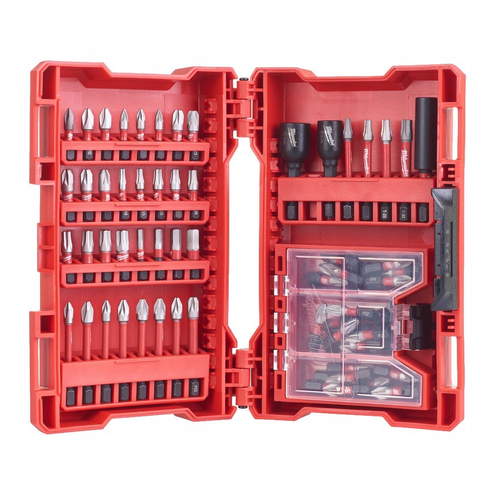 

Trwały Zestaw Bitów Shockwave XL 70szt Milwaukee