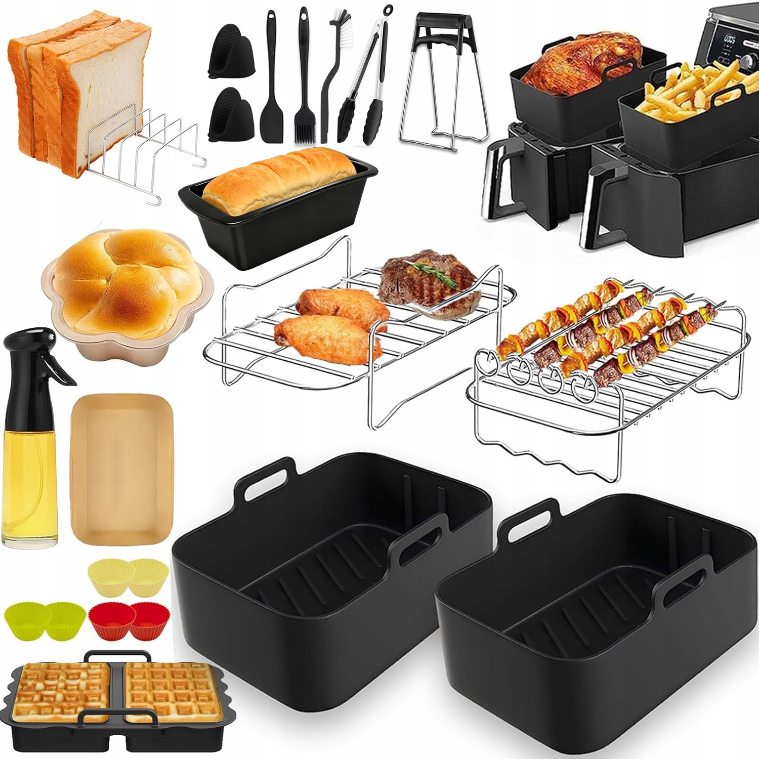 24 Ks Příslušenství Pro Horkovzdušnou Fritézu Bezpečné