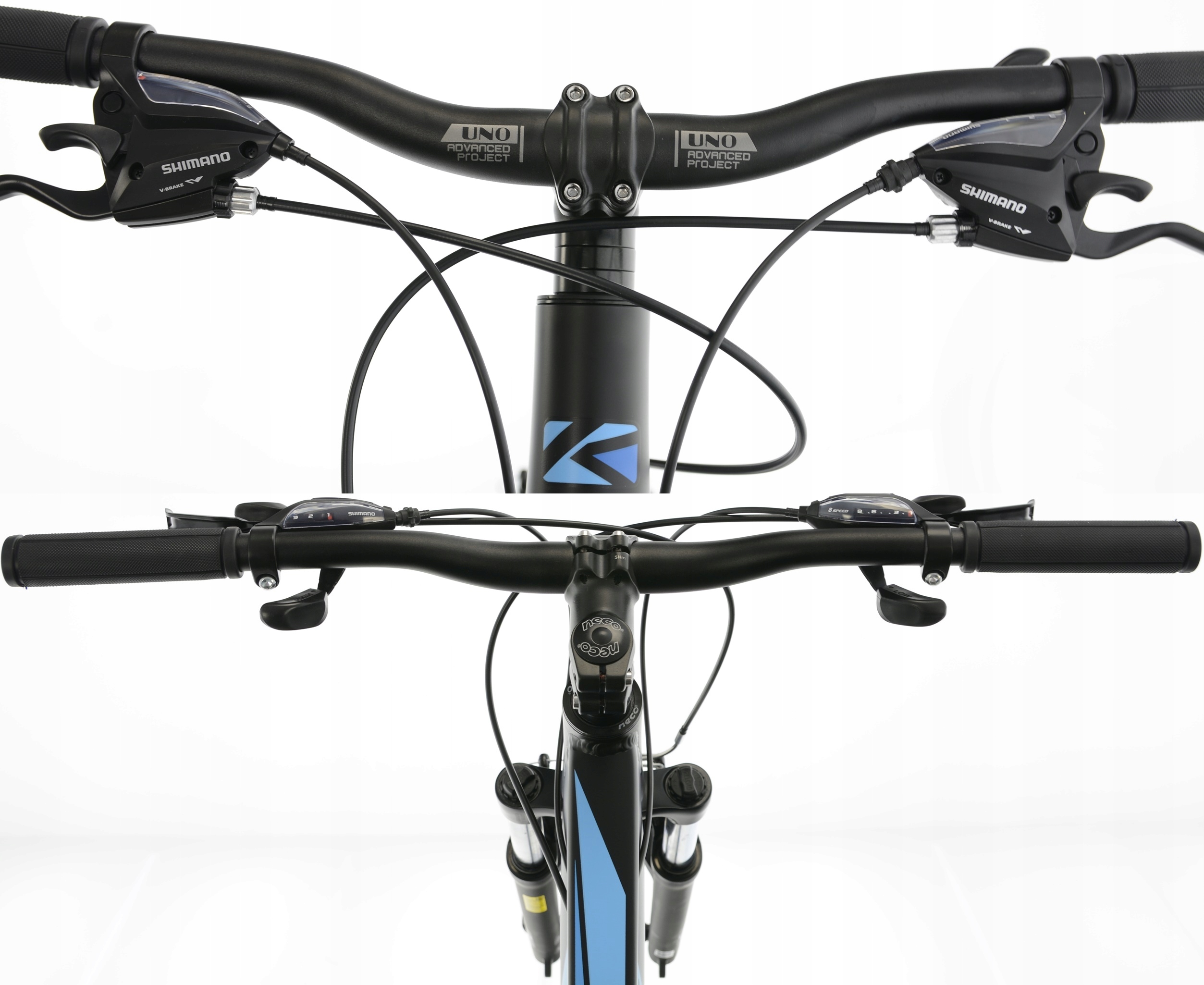 Rower MTB 27,5 KANDS ULTIMATE 16 czar nieb V1 R22 Wyposażenie dodatkowe stopka