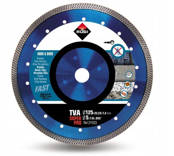 

Rubi Tva 125 Superpro Tarcza Diamentowa Turbo