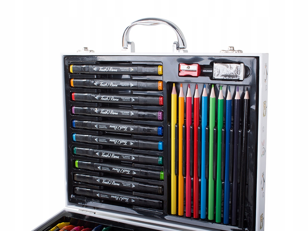 Zestaw artystyczny do malowania w walizce 64 szt Bohater brak