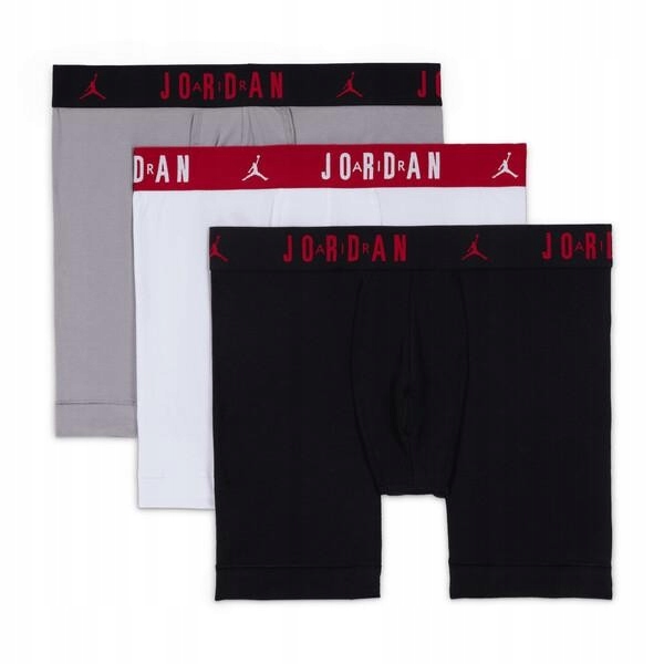 Boxerky, tanga, slipy Jordan men flight cotton core 3pk bb boxer