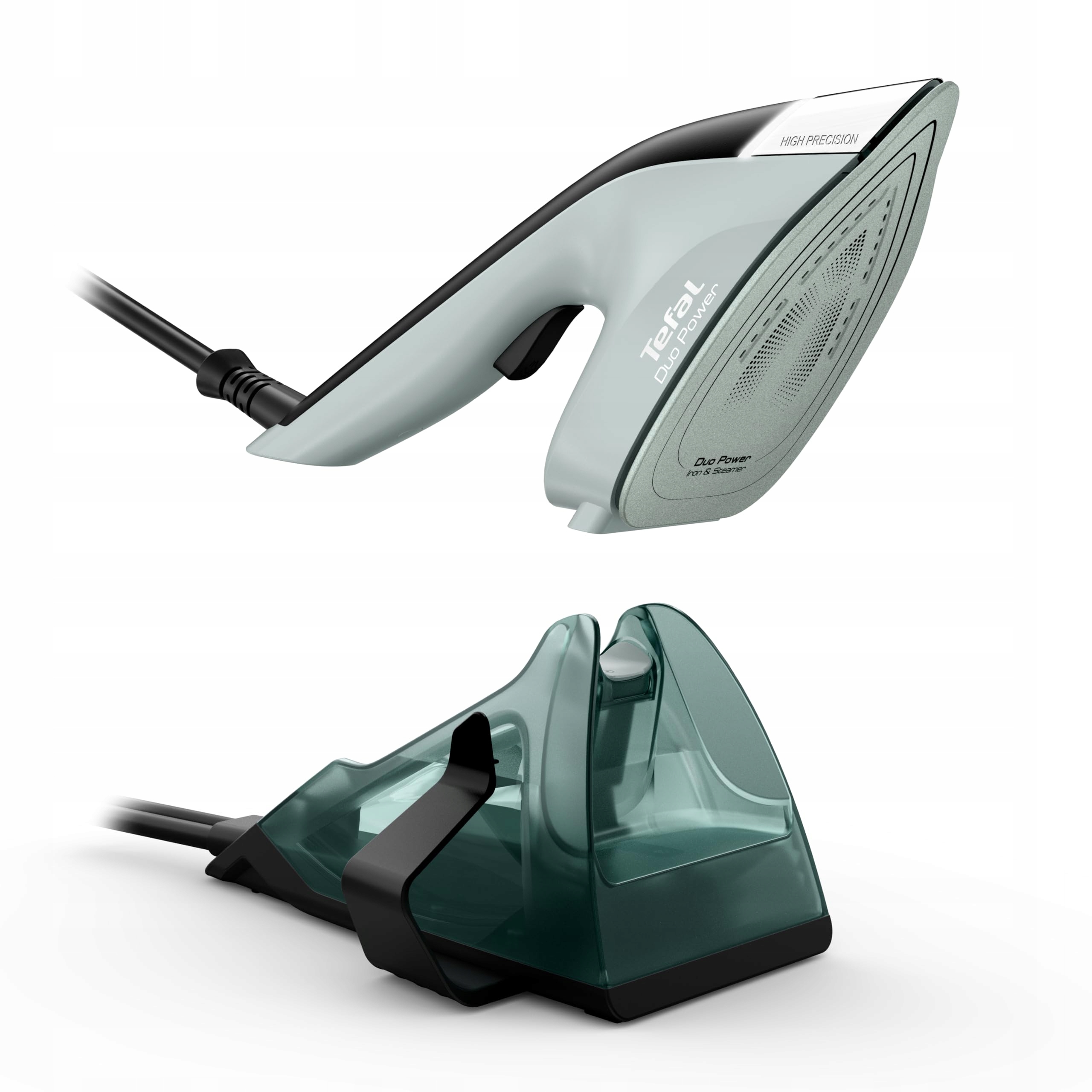 Tefal Duo Power 2 v 1, 1700 W, 25 g/min, eukalyptus/čierna, JF4031E0