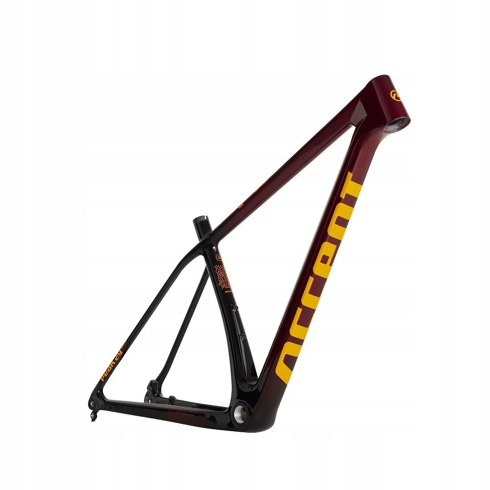 Rám Accent Mtb 29 Peak Carbon Boost třešňově oranžový, Xs