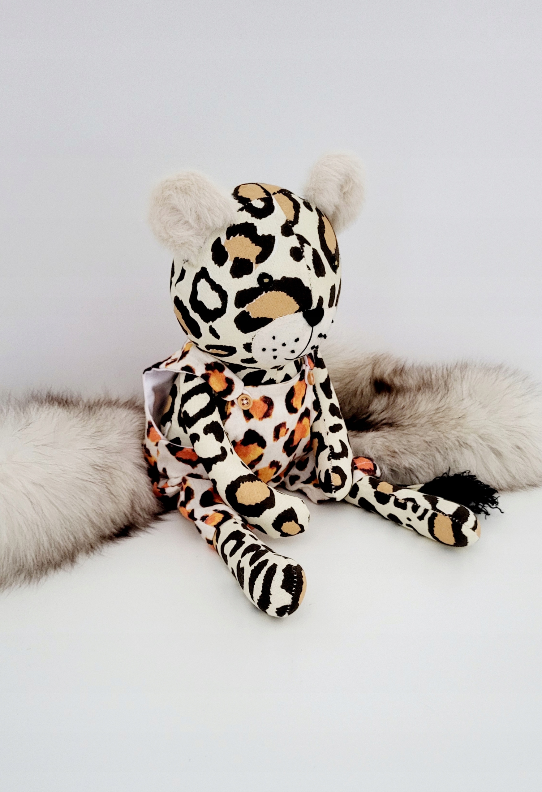 Plyšová Hračka Gepard 43 cm s personalizací, sběratelská panenka, plyšová hračka