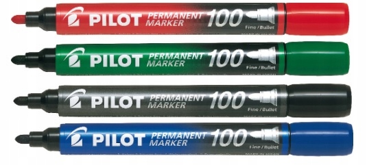 

Pilot Marker permanentny zestaw SCA-100 4 szt.
