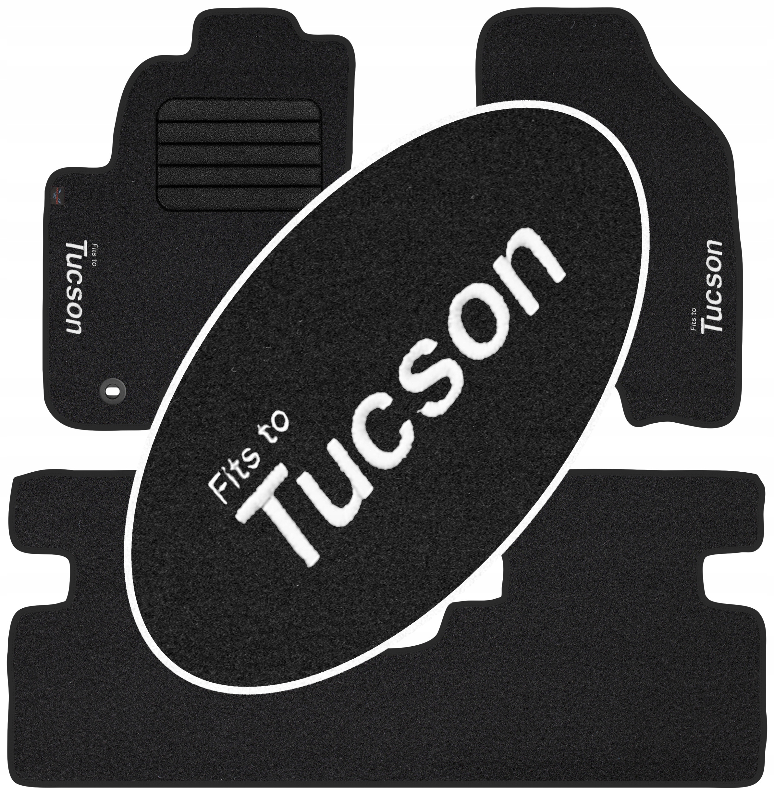 

Hyundai Tucson I 2004-2010 Dywaniki z Haftem