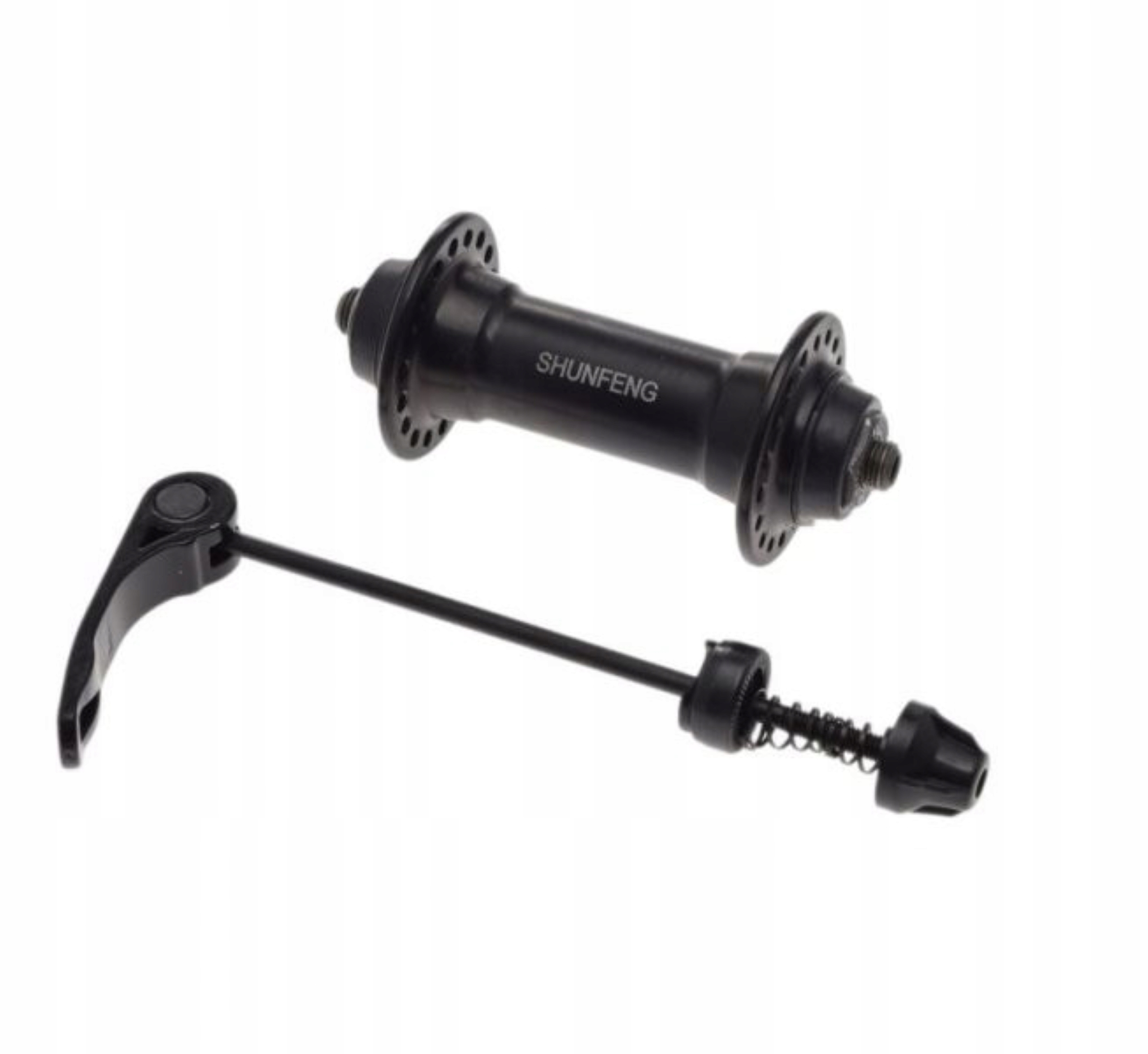 

Piasta rowerowa alu przód 36H 100mm Qr Czarna