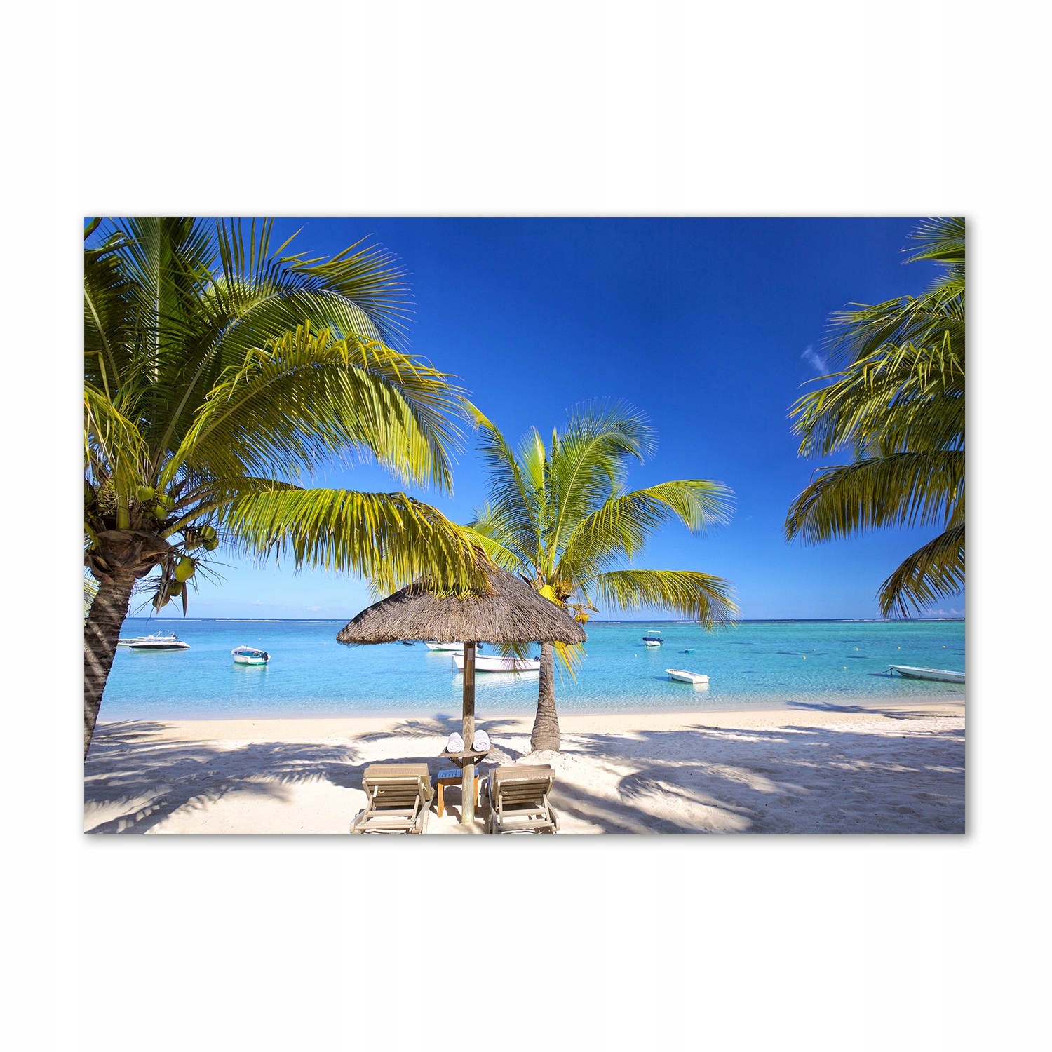 

Fotoobraz na ścianę szklany Plaża Mauritius 100x70