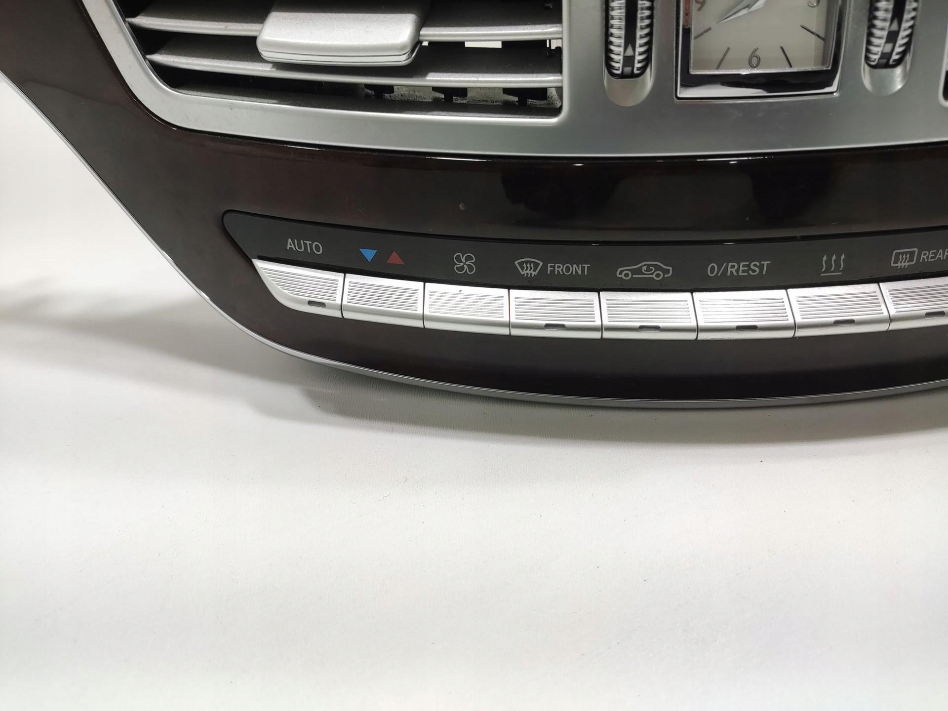 DEKOR Bois du tableau de bord Console Unite commande clima MERCEDES S-KLASA W221 2005-09
