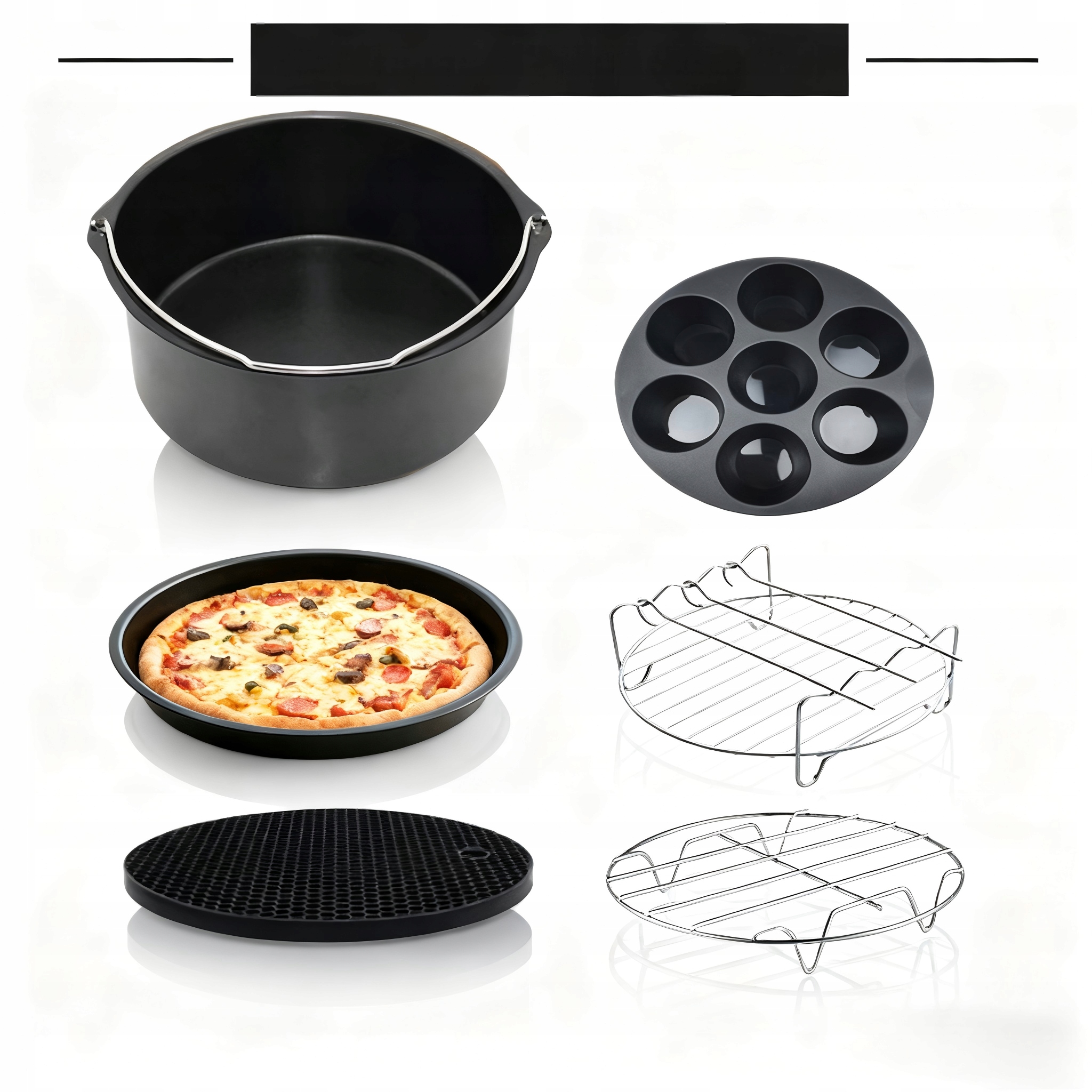 Akcesoria Do Frytkownicy Air Fryer Zestaw 6 Elementy