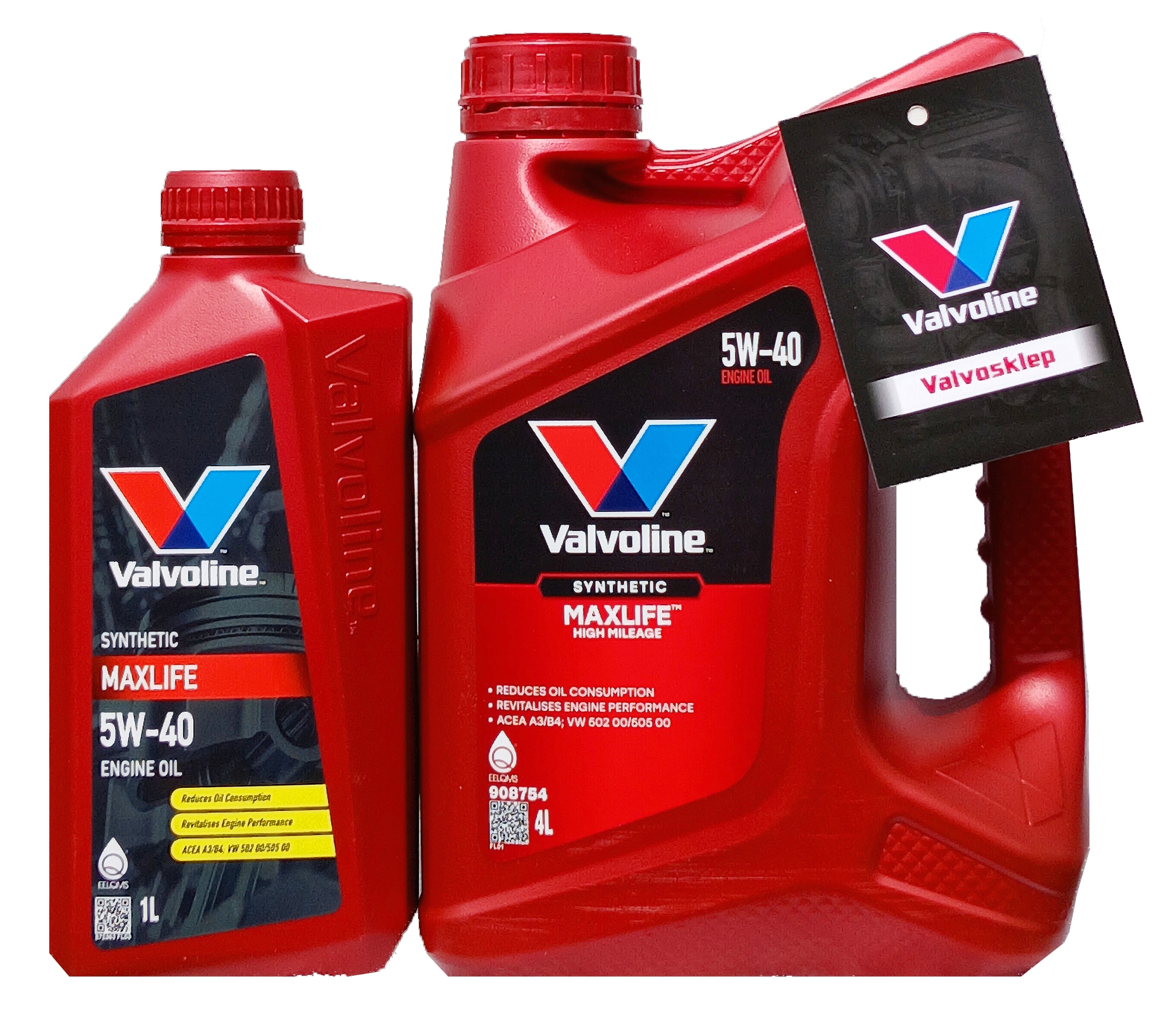Valvoline MaxLife Synthetic 5W40 5L Oryginał Nowy Zawieszka