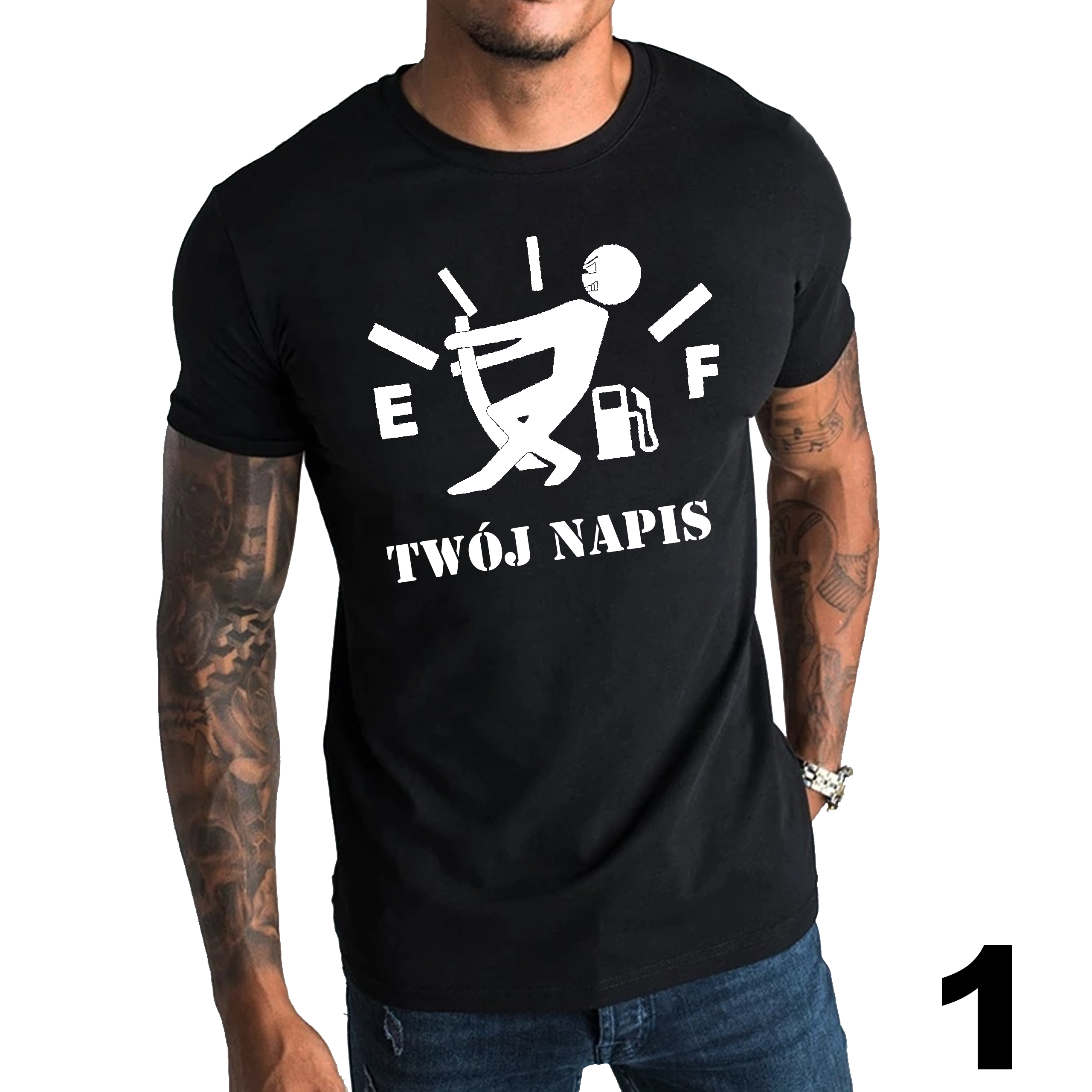 

T shirt z Własnym Napisem Ciężarówka Auto Tir 5XL